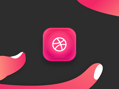 Dribbble IOS App Icon