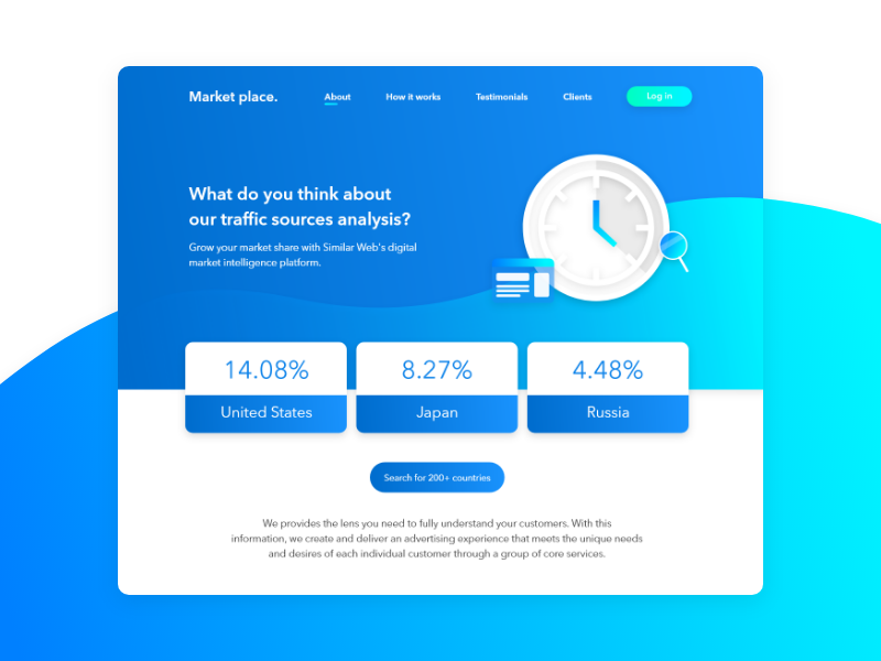Market place web page design!!! by Sabari Nair on Dribbble