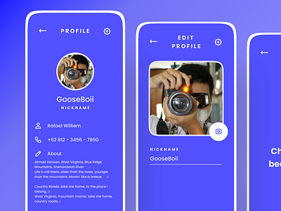 Daily UI #6 - User Profile Page