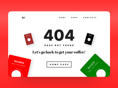 Daily UI #8 - 404 Page