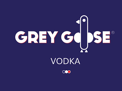 grey goose rebranded branding illustrator photoshop