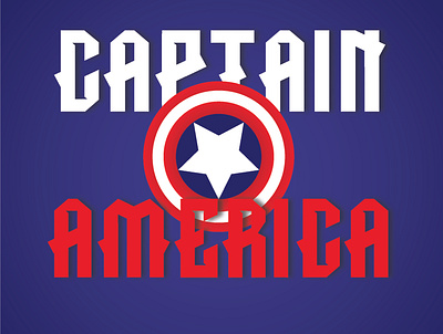 Captain America poster poster design