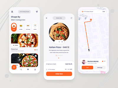 Food delivery App adobe xd c android app design branding delivery design figma food food app food delivery hunger station online food prototype restaurant ui ux wireframe zomato