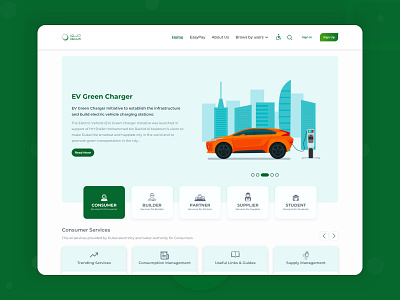 Re-Designing DEWA website dewa dubai electricity government green gulf middle east power prototype re designing theme uae ui ui design ux ux design water web deisigning website wireframing