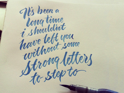 Been A Long Time by Ged Palmer on Dribbble