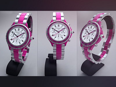 Chanel J12 watch concept chanel concept j12 maya photoshop watch