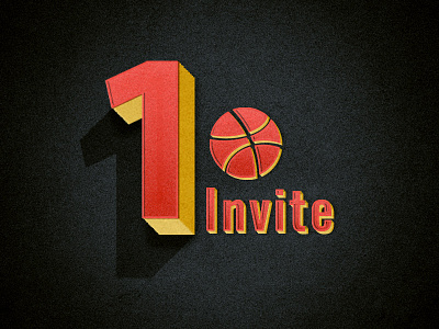 1 Dribbble Invite call design dribble invite invite1 logo typography ui vector
