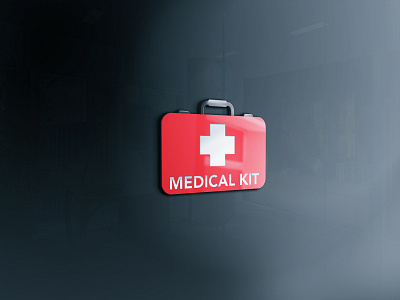 MEDICAL KIT Logo app design graphic design icon illustration logo logo design medical medical app medical care medical design medical logo vector