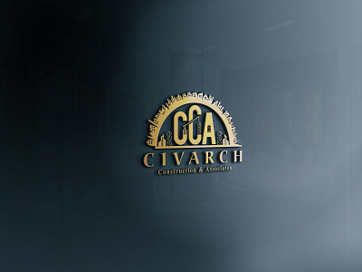 CIVARCH Construction & Associates Logo branding construction construction logo icon logo logo design typography