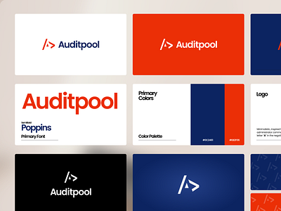Auditpool logo design clean design illustration landing page pascal robert ui