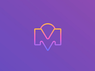 M + Location Pin app branding design icon illustration logo mobile ux vector
