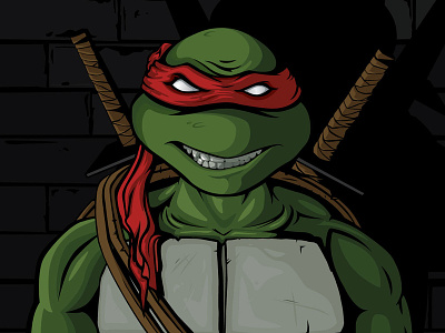 Leo illustration illustrator teenage mutant ninja turtles tmnt vector