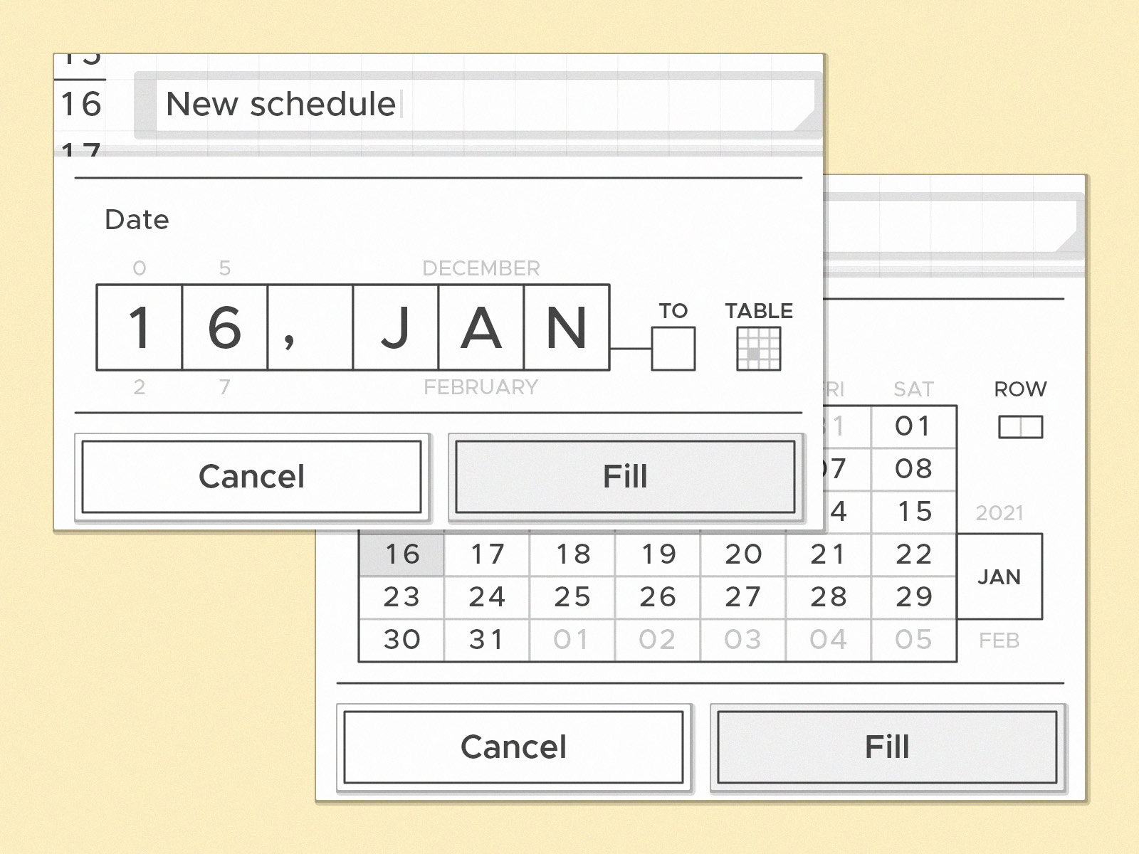 Date Settings By Taesik Choi On Dribbble