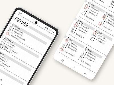 Future roll - List type or Grid type