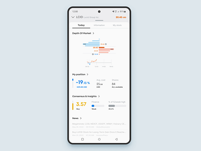 personalProject KNTS #2 information investing stock ux