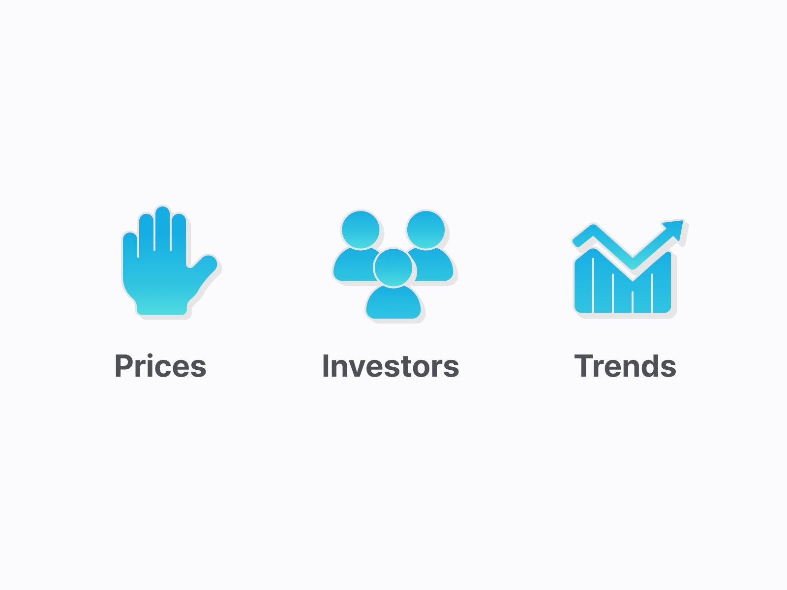 icons gradient icons invest stock