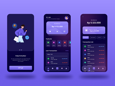 E-Banking App UI Design