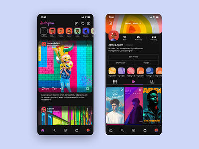 Redesign Instagram - UI Concept