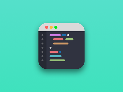Daily UI #005 - App Icon app icon daily daily ui editor flat icon illustration text editor vector