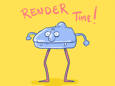 Render Time Sketch! animated animation by cel frame gif hand loop sketch stupid