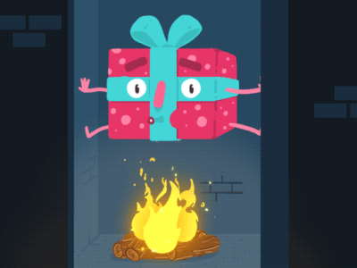 Merry Xmas to all!!! gifts marani emanuele happy merry christmas animated hand gif loop cel animation