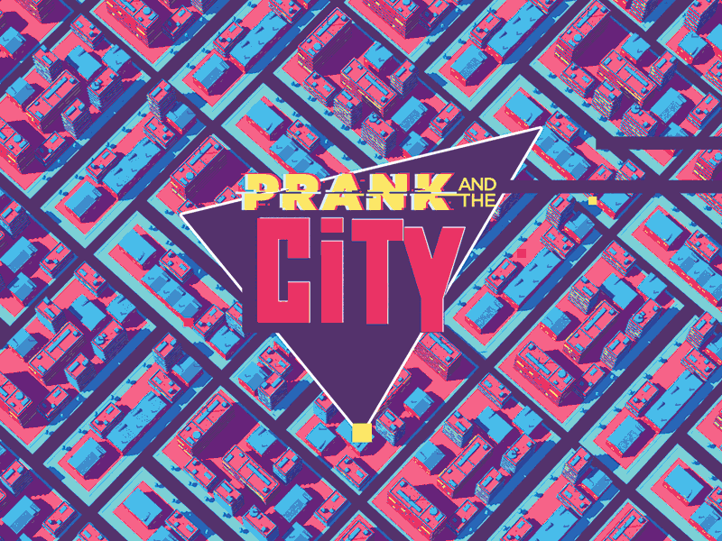 " Prank and the city " on MTV - logo animation animation cel city color design emanuele graphic loop marani motion prank vfx