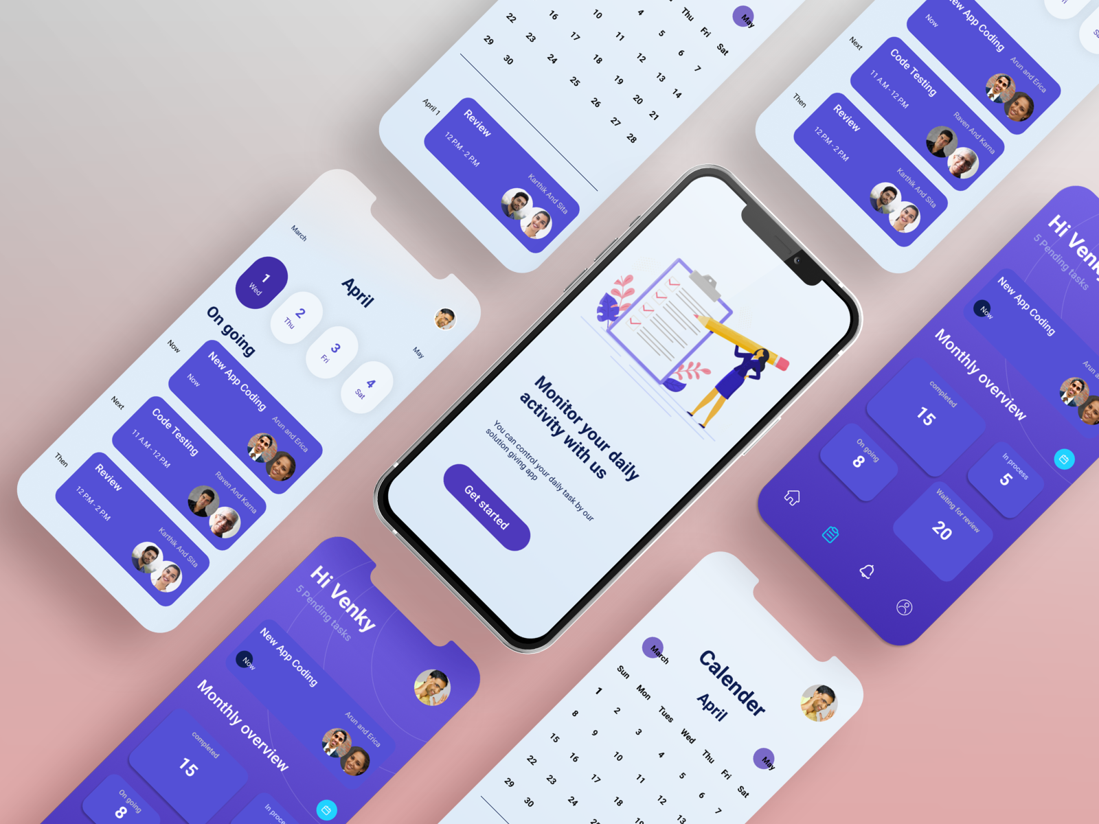 Task Manager App By Venkatachalapathy On Dribbble