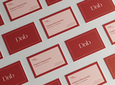 Dab brand identity cosmetic design graphic design identity logo vector