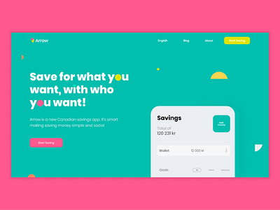 Arrow app design branding design game ui graphic design illustration landing page ui