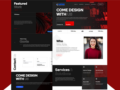 Kaspar Designs Landing Page Design branding graphic design logo ui ux