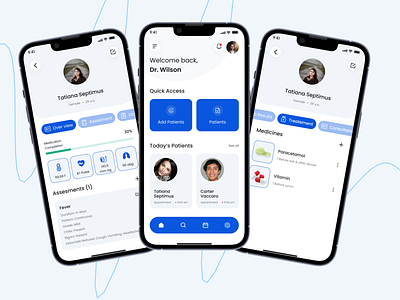 Doctor's app app doctors app figma health medical app ui design ux design