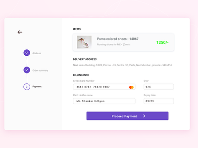 Checkout page credit card #02 checkout checkoutpage creditcard design ecommerce graphic design payment ui ux