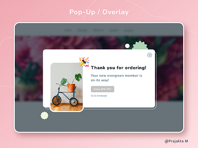 Pop-up / Overlay - Daily UI 16