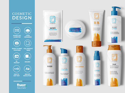 Cosmetic Design cosmetic packaging graphic design label design packaging design product label design