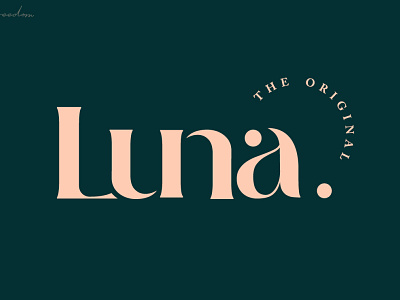 Luna brand identity brand identity maker branding clothing logo fashion fashion logo graphic design hand lettering logo lettering logo logo logo inspiration luxury fashion logo minimalist logo monogram design pefume logo perfume typography logo