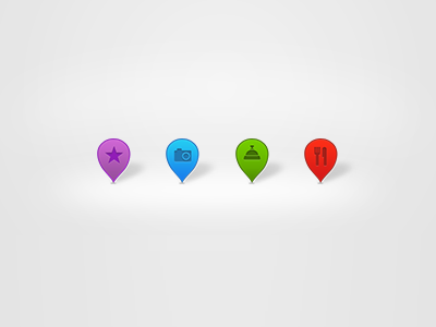 Location Pins icons location map pin