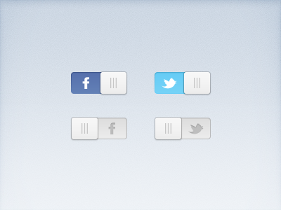 Social Switches (Freebie) button facebook social switch twitter