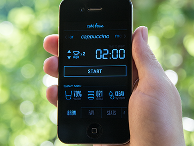 Café Love App app coffee iphone modern