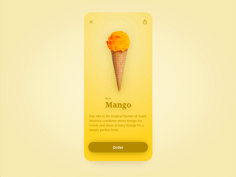 Ice Cream App - SwiftUI