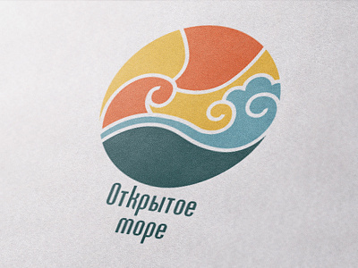 Open sea. Logo design for spa salon