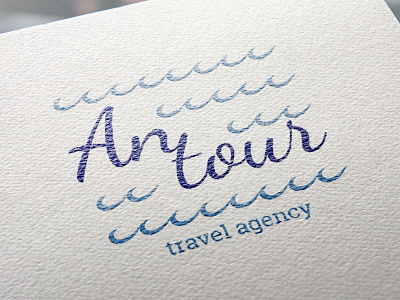 Logo design for travel agency adobeillustrator graphicdesign logo logodesign sea tour tourism travel travelagency waves