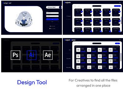 Design Tool App app branding design graphic design illustration ui ux vector