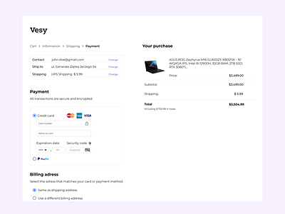 Checkout page buying challenge check out checkout credit card daily daily ui junior payment practice ui ux design