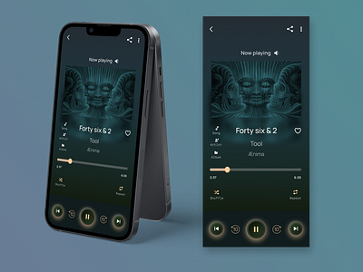 Music app design