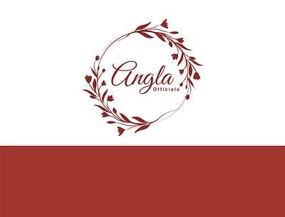 Angla Officials branding graphic design logo