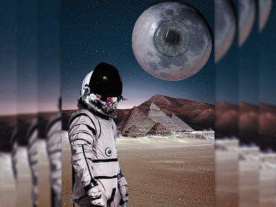 Astronaut to Nowhere collageart manipulation photoshop surrealism