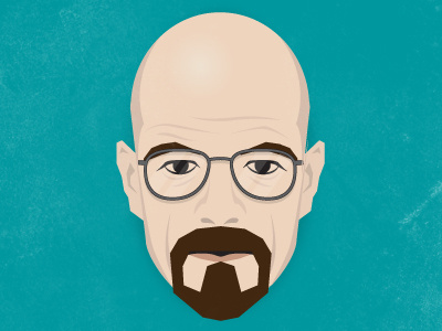 The One Who Knocks amc blue breaking bad heisenberg icon illustration meth vector walter white