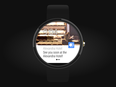 Android wear prototype for Hilton hotels