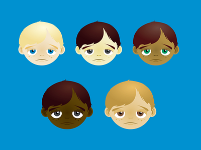 Small characters for a medical app project app characters