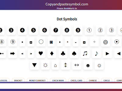 Dot Symbols